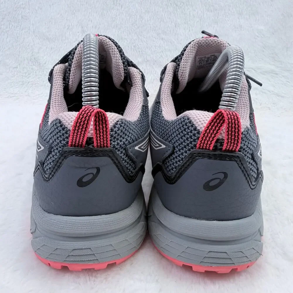 ASICS Gel-Venture 8 Womens Trail Running Shoes Grey Peach Size 7.5 Wide Sneakers